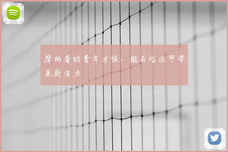 摩纳哥的青年才俊,能否给法甲带来新活力